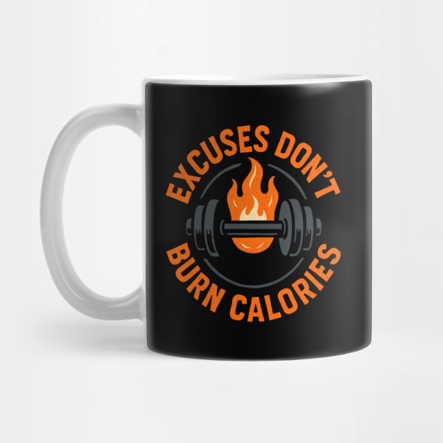 Excuses Don't Burn Calories by CreativeSage
